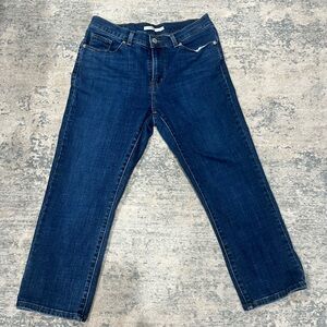 Levi's Women's Ankle & Cropped Jeans - Dark Blue